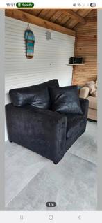 Heerlijke zwarte zgan lounge stoel, Ophalen, Zo goed als nieuw, Eenpersoons, Minder dan 150 cm