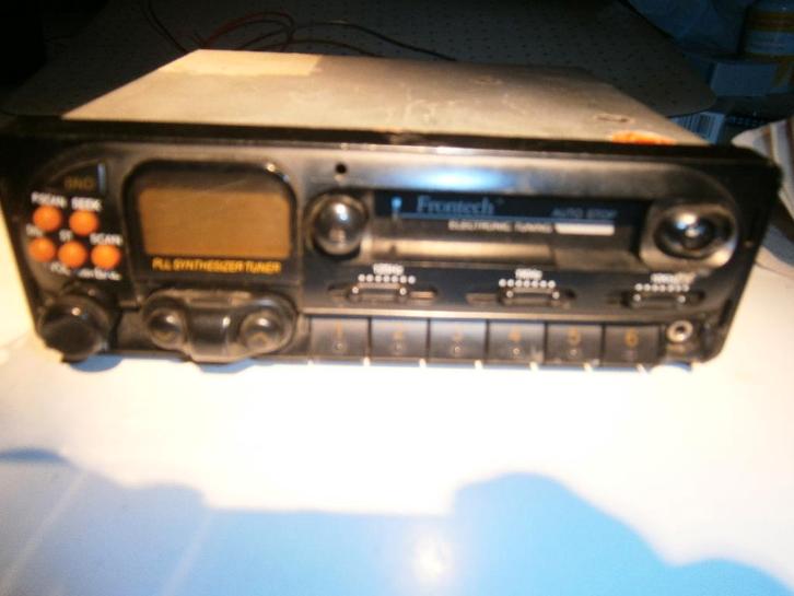 defecte Frontech FM AM autoradio cassettespeler auto stop, Auto diversen, Autoradio's, Gebruikt, Ophalen