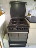 Atag elektrisch fornuis antraciet i.g.s., Ophalen, Gebruikt, 4 kookzones, Vrijstaand