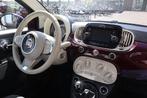 Fiat 500 1.2 Lounge| Panoramadak | Bordo Metallic | Uconnect, Voorwielaandrijving, Stof, Gebruikt, 1242 cc