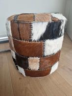 Gave poef voor stoer interieur, Ophalen, Minder dan 50 cm, Rond, Minder dan 50 cm