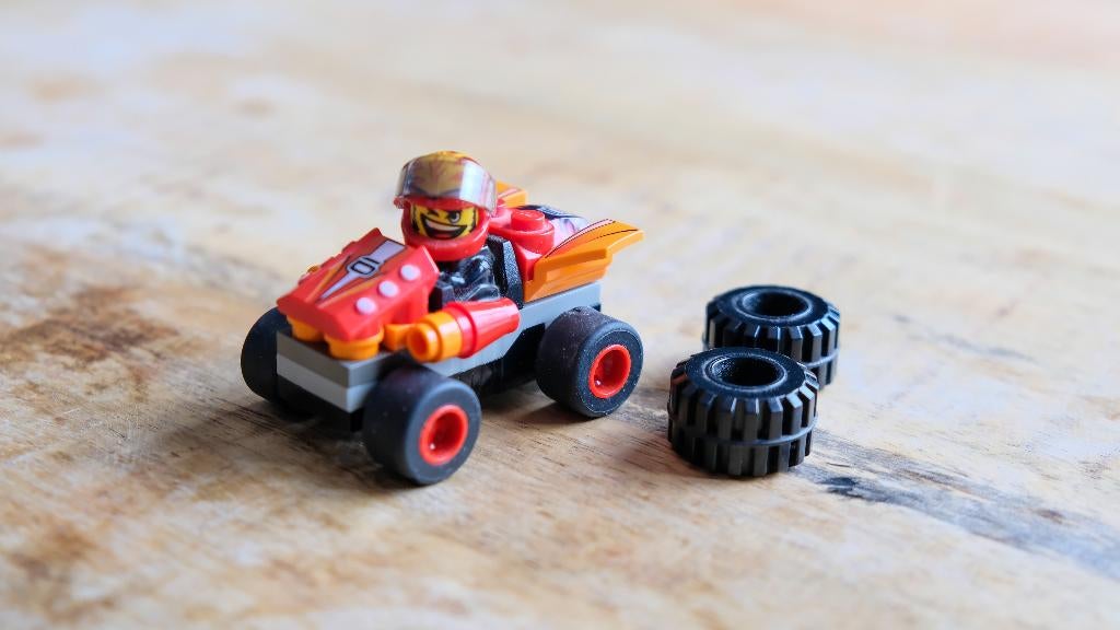 LEGO Racers 4582 Red Bullet, Ophalen of Verzenden, Gebruikt, Complete set, Lego