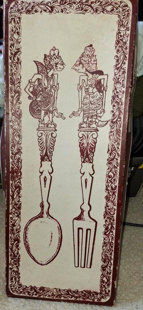 Vintage Wayang Golek Bestek Set, Antiek en Kunst, Antiek | Bestek, Ophalen of Verzenden