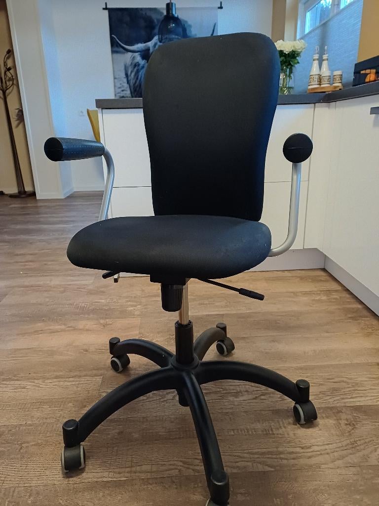 Bureaustoel in prima staat, Ophalen, Gebruikt, Zwart, Bureaustoel