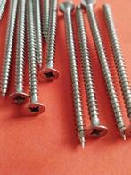 50 stuks rvs houtschroeven verzonken kruiskop 4x70 schutting, Ophalen of Verzenden, Nieuw, 250 cm of meer, Balken