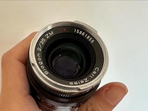 Zeiss Biogon ZM 35mm f2, Audio, Tv en Foto, Fotografie | Lenzen en Objectieven, Gebruikt, Standaardlens, Ophalen of Verzenden