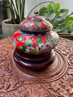 Antieke chinese cloisonne pot brons chinees vaasje, Antiek en Kunst, Ophalen of Verzenden