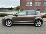 Volkswagen Polo 1.4 TDI Highline R-Line DSG /Climate/PANO/Cr, Auto's, Volkswagen, Stof, Euro 6, 580 kg, Bruin