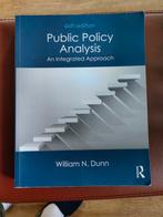 Public Policy Analysis - bestuurskunde, Ophalen of Verzenden, Zo goed als nieuw, WO