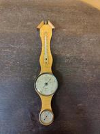 Vintage Drie-in-één Weerstation - Barometer, Thermometer & H, ., Ophalen of Verzenden, Zo goed als nieuw, .