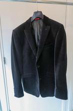 Zwart Fluweel Blazer jasje 100% katoen mt50, Maat 48/50 (M), Zwart, Ophalen of Verzenden, Zo goed als nieuw