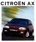 Brochure Citroen AX 1992, Ophalen of Verzenden, Gelezen, Citroën