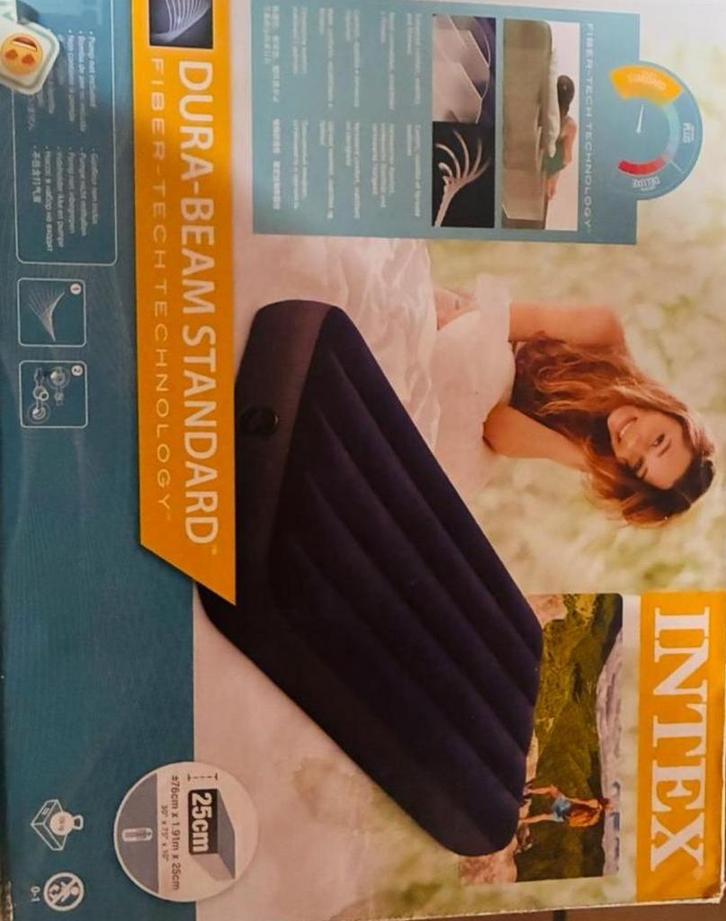 Intex eenpersoons luchtbed nieuw in verpakking, Caravans en Kamperen, Luchtbedden, Zo goed als nieuw, Ophalen of Verzenden