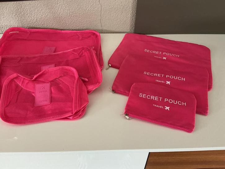 Packing cubes - Koffer organizers - 6 stuks - Nieuw, Sieraden, Tassen en Uiterlijk, Tassen | Reistassen en Weekendtassen, Nieuw