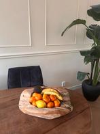 Houten fruitschaal, Huis en Inrichting, Ophalen, Zo goed als nieuw, Rond, Hout