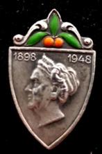 Koningin Wilhelmina 1898-1948 50 jaar Koningin speld, Verzamelen, Speldjes, Pins en Buttons, Verzenden, Nieuw, Stad of Land, Speldje of Pin