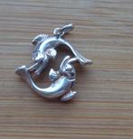 zilveren sterrenbeeld hanger vissen [736], Verzenden, Zo goed als nieuw, Kruis of Symbool, Zilver