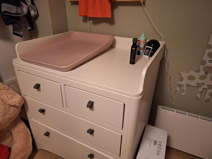 Leander Classic Bladvergroter White, Kinderen en Baby's, Kinderkamer | Commodes en Kasten, Zo goed als nieuw, 90 tot 105 cm, 100 cm of meer