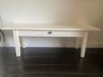 Witte Houten Bijzettafel/Lage Tafel - 120x35x42 cm, Ophalen of Verzenden
