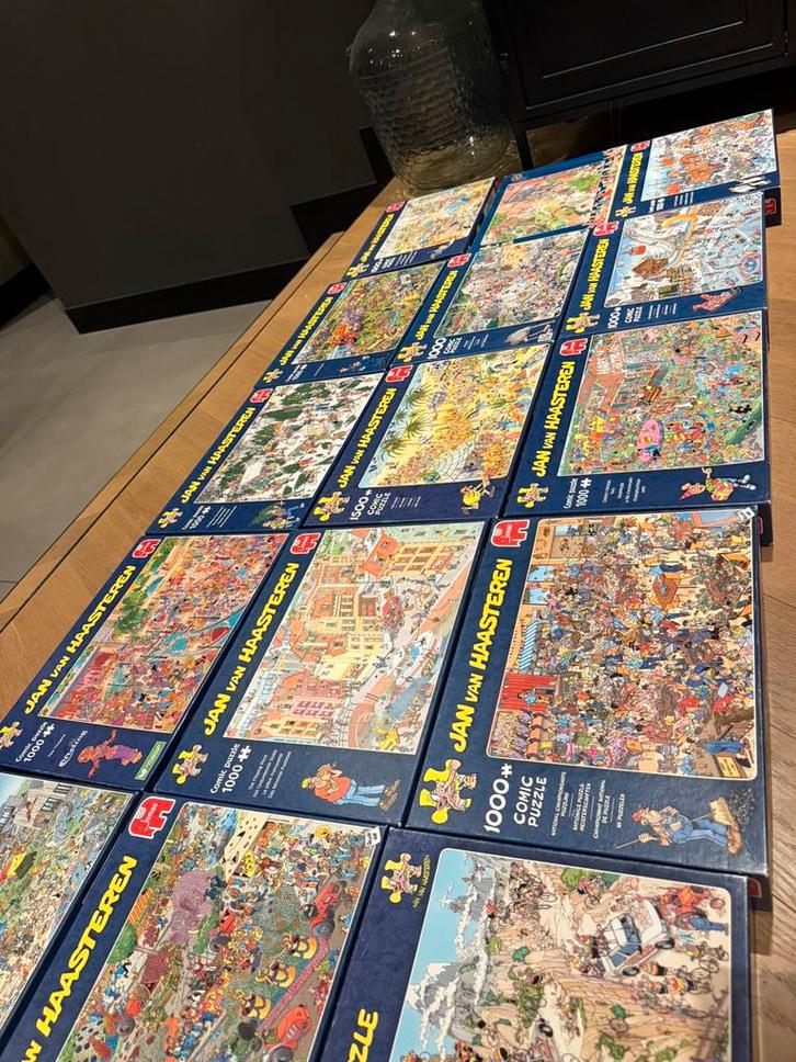 jan van haasteren puzzels, Hobby en Vrije tijd, Denksport en Puzzels, Zo goed als nieuw, 500 t/m 1500 stukjes, Ophalen of Verzenden