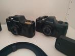 Pentax auto110 (2x) met accessoires, Gebruikt, Spiegelreflex, Ophalen of Verzenden, Pentax