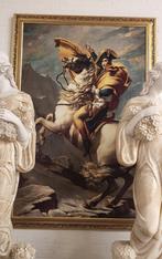 Prachtige kunstwerk van Napoleon op doek velourse stof, Antiek en Kunst, Kunst | Schilderijen | Klassiek, Ophalen of Verzenden