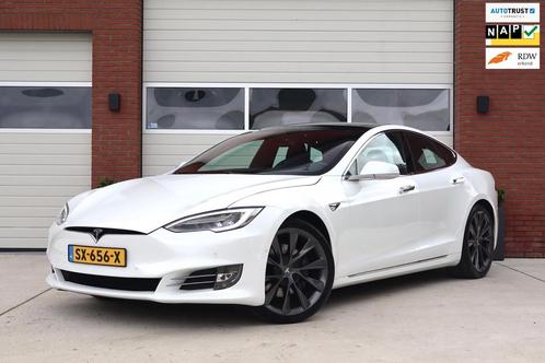Tesla Model S 75D AWD 21inch - Panoramadak - Luchtvering - A, Auto's, Tesla, Bedrijf, Te koop, Model S, 4x4, ABS, Achteruitrijcamera