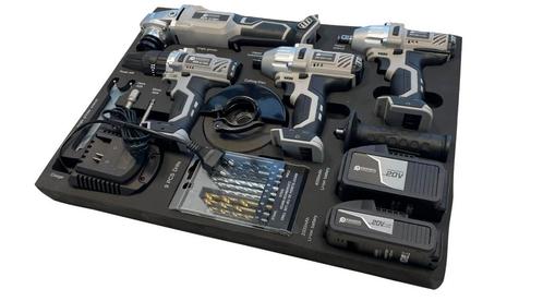 Stahlgruppe gereedschapset 4 machines NIEUW!, Auto diversen, Autogereedschap, Zo goed als nieuw, Verzenden