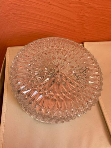 Vintage Glazen Plafondlamp beschikbaar voor biedingen