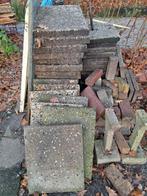 20 grindtegels gratis, Ophalen, Gebruikt, Beton, Terrastegels