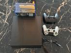 PlayStation 4 + DuelSense en DuelShock controllers + 6 games, Spelcomputers en Games, -, -, Met 2 controllers, Ophalen of Verzenden