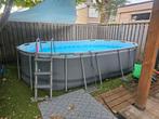 Zwembad powersteel 4.88 x 2.75 incl toebehoren, 200 tot 300 cm, 80 tot 120 cm, Ophalen of Verzenden, Zo goed als nieuw