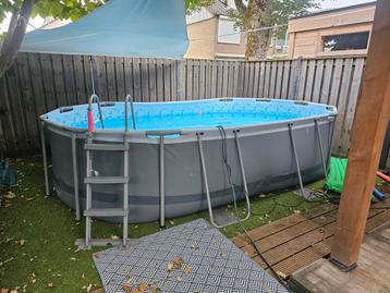 Zwembad powersteel 4.88 x 2.75 incl toebehoren  beschikbaar voor biedingen
