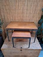 2 vintage bijzettafeltjes, Ophalen, Huis en Inrichting