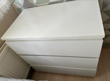 Wit ladenkast ikea malm kast dressoir lade kast - afbeelding 1