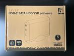 Deltaco MAP-GD38C USB-C SATA HDD/SSD behuizing, Ophalen of Verzenden, Nieuw, USB