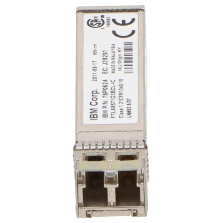 49Y8578 - 10GbE SW SFP+ Transceiver (FRU: 49Y8579, 78P0624), Computers en Software, Netwerk switches, Gebruikt, Ophalen of Verzenden