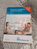 Personen en familierecht en erfrecht, Overige vakken, Ophalen of Verzenden, Zo goed als nieuw, Juridischjuist