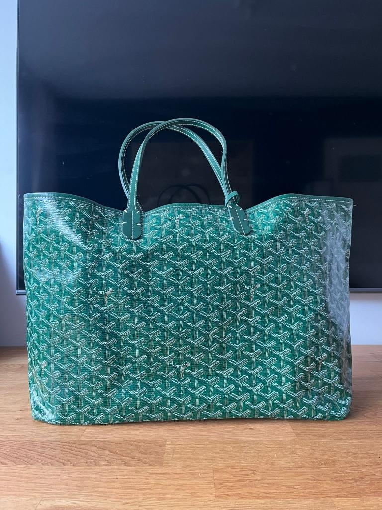 Goyard Saint Louis GM, Verzenden, Nieuw, Groen, Schoudertasje