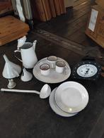 TEAB Vintage Emaille Set Wit, Antiek en Kunst, Ophalen
