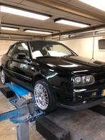 Golf 3 Cabrio 1800. Met nieuwe APK., Auto's, Zwart, Cabriolet, Overige bekleding, Zwart
