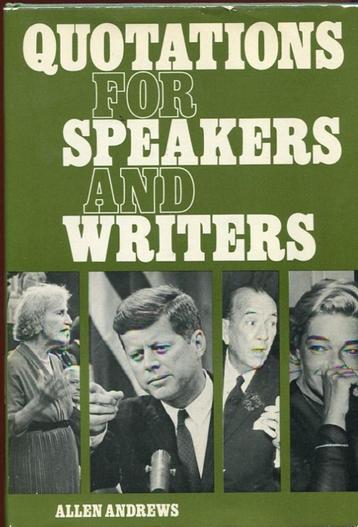 Quotations for Speakers and Writers beschikbaar voor biedingen