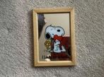 Snoopy spiegel 16.5x12 cm, Ophalen of Verzenden, Kuifje, Zo goed als nieuw, Beeldje of Figuurtje