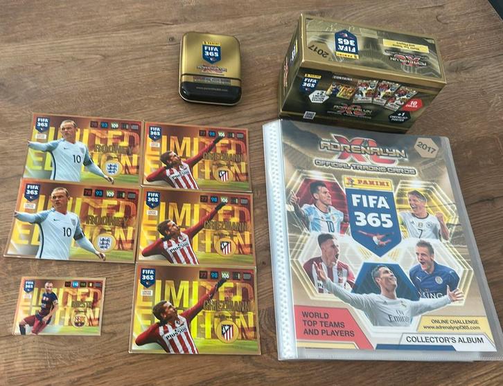 Panini fifa 365 2017 verzameling, Hobby en Vrije tijd, Verzamelkaartspellen | Overige, Zo goed als nieuw, Ophalen of Verzenden