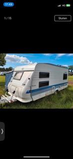 HOBBY De luxe Easy 495UK ‘02 ,KINDERKAMER/STAPELBED/VOORTENT, Caravans en Kamperen, Rondzit, Hobby, Particulier, Stabilisator