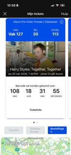 Tickets Harry Styles 20 mei Amsterdam, Twee personen, Mei