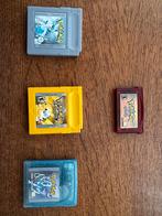 Pokemon Silver, Yellow en Crystal en Ruby, Spelcomputers en Games, Games | Nintendo Game Boy, Avontuur en Actie, Gebruikt, 1 speler