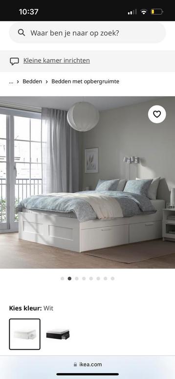 Ikea Brimnes bed 140x200cm beschikbaar voor biedingen