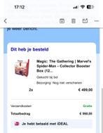 Magic the gathering Spider-man Booster box, Ophalen of Verzenden, Nieuw, Boosterbox