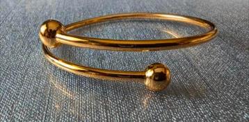 18 karaat vergulde bangle voor slechts €45! beschikbaar voor biedingen